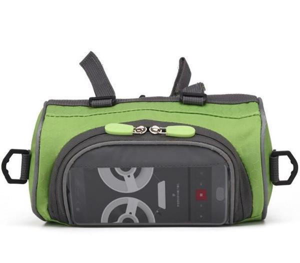 Versatile Touchscreen Bicycle Handlebar Organizer