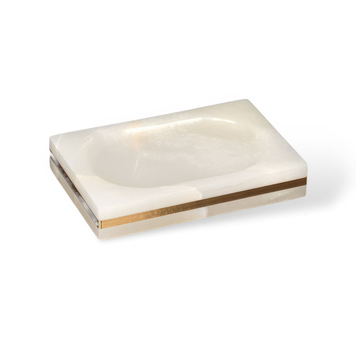 Sleek Marble-Inspired Cup with Elegant Gold Trim for Bathrooms
