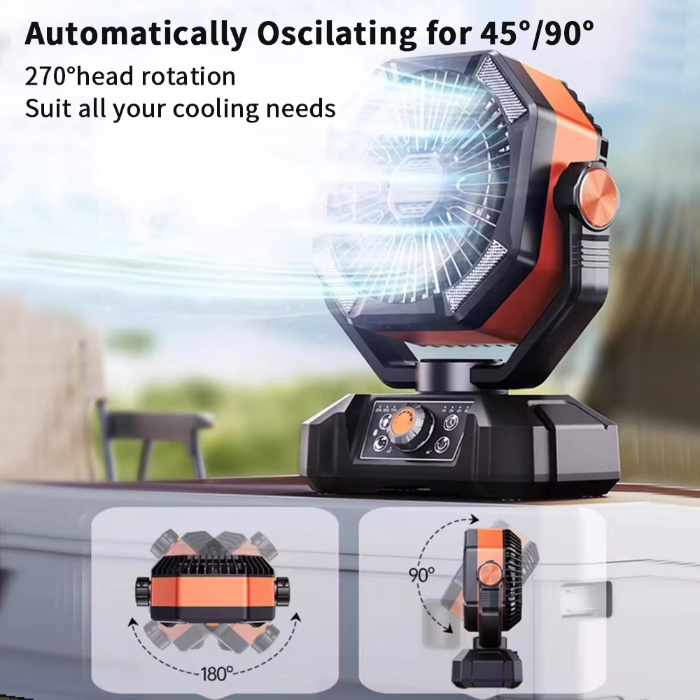 Compact Outdoor Comfort Fan for Camping Adventures