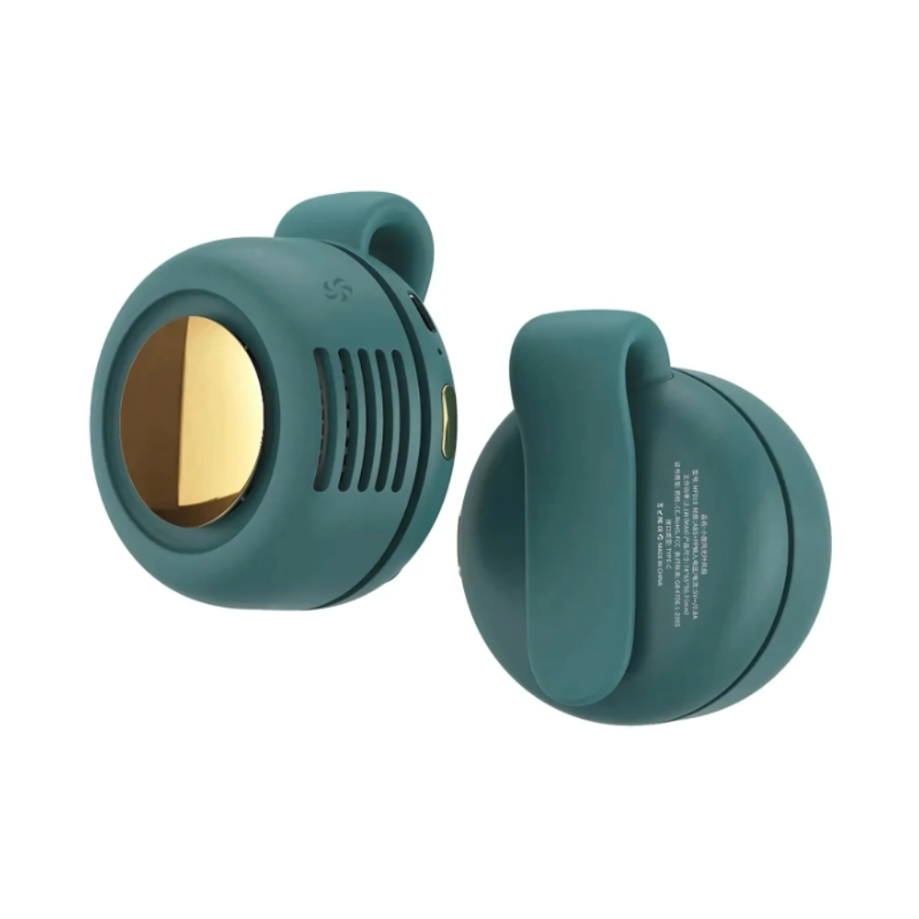 Wearable AirFlow Necklace Fan - Compact USB Rechargeable Design