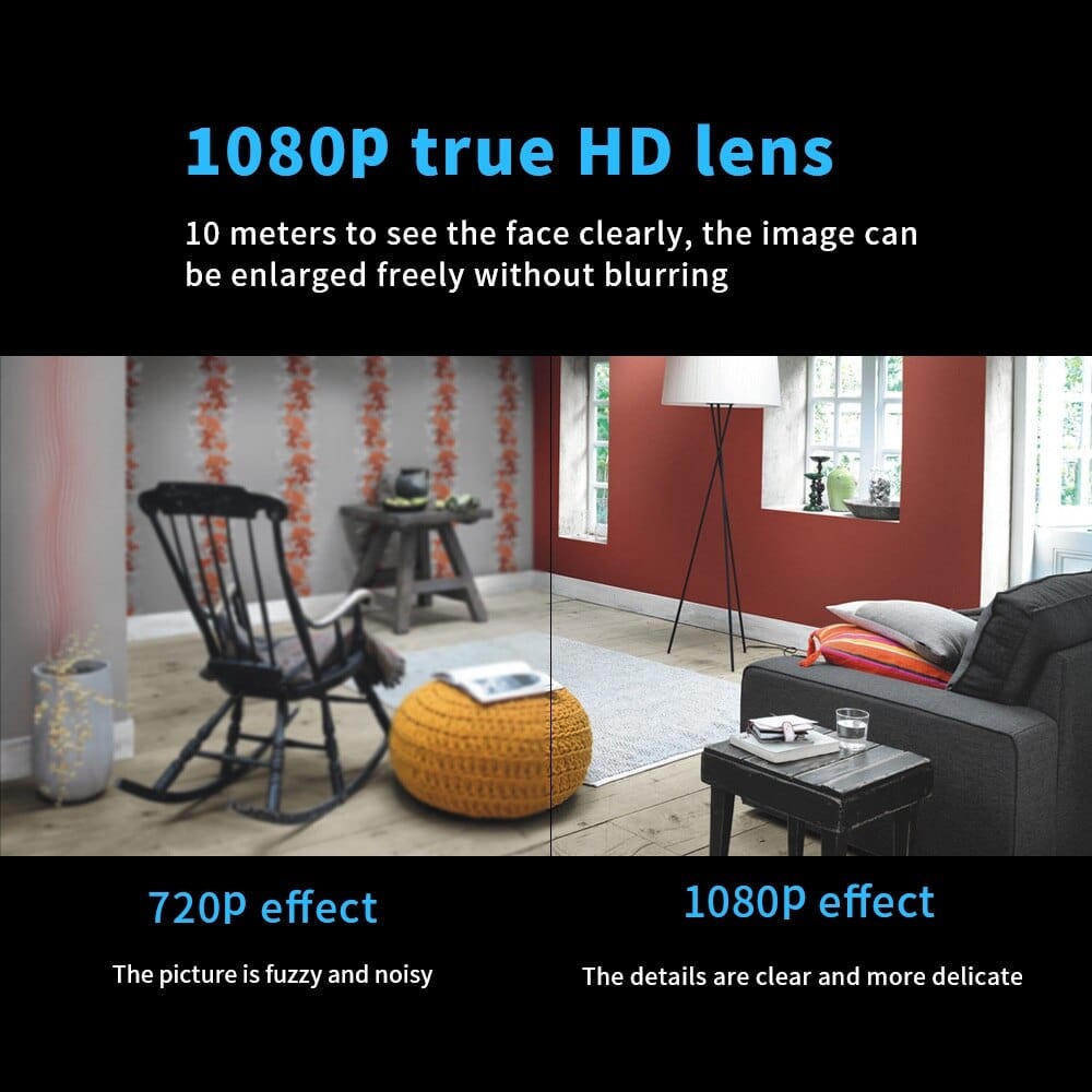 Compact Wireless Security Camera with Night Vision Functionality