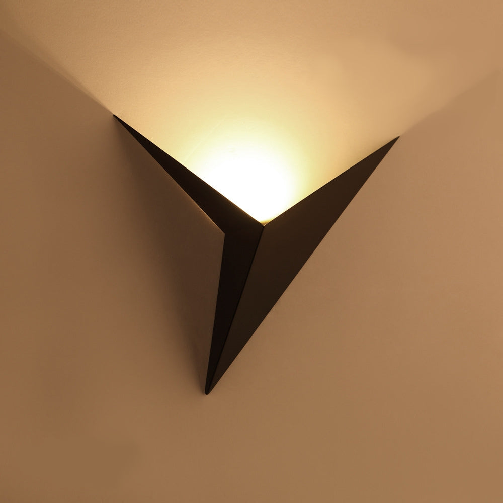 Triangular Contemporary Wall Light Fixture