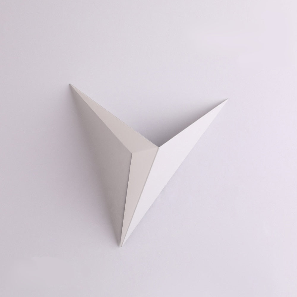 Triangular Contemporary Wall Light Fixture
