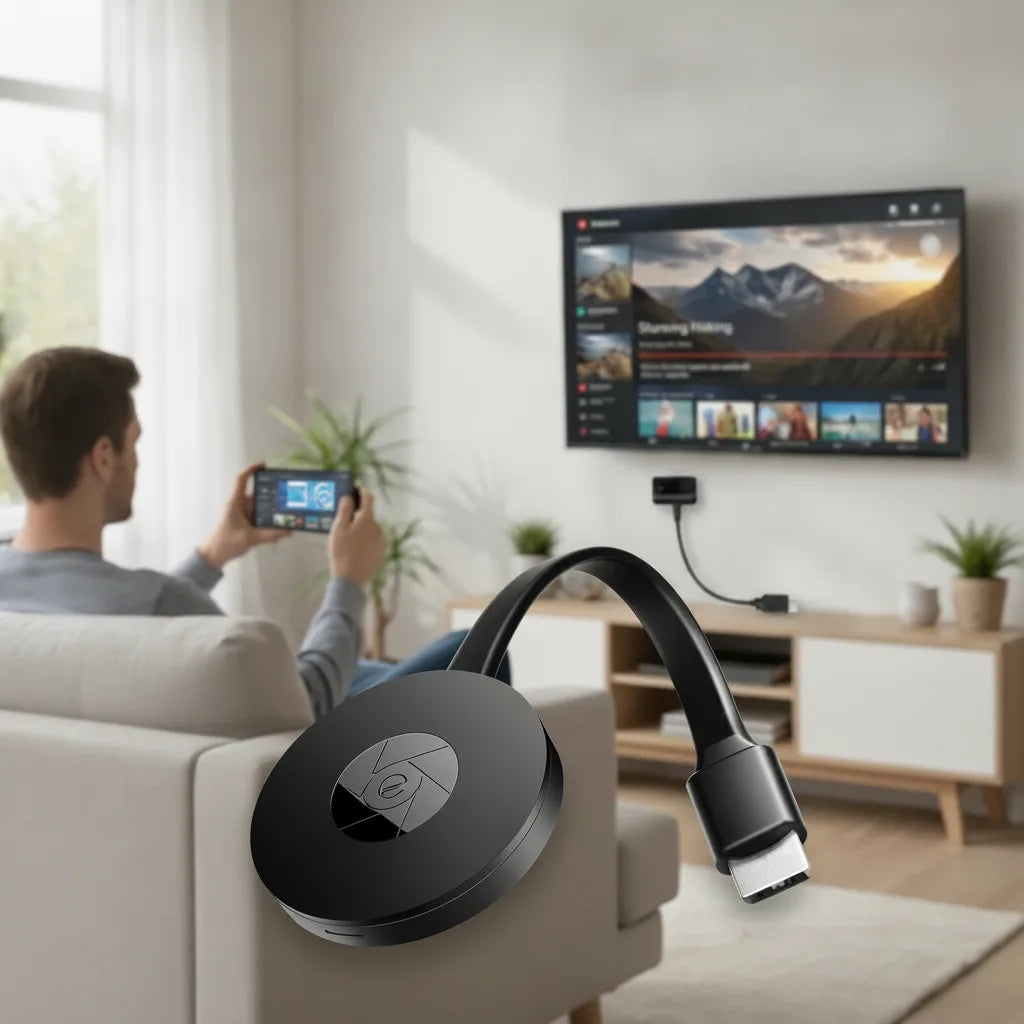Smart Screen Mirroring Hub – 1080P Effortless Streaming & Display
