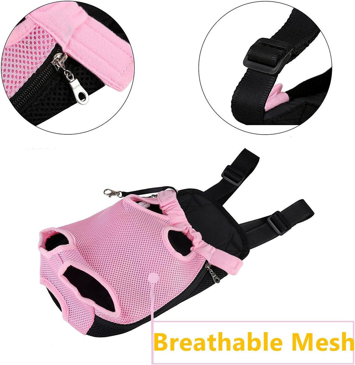 Versatile Pet Transport Pouch for Cats and Small Dogs