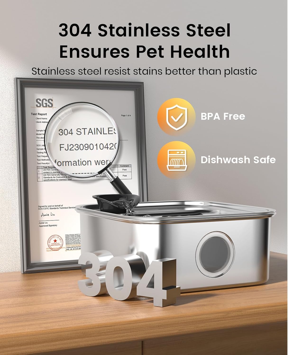 HydraPaw 10L Pet Water Fountain – 2.6 Gallon Stainless Steel Hydration Station