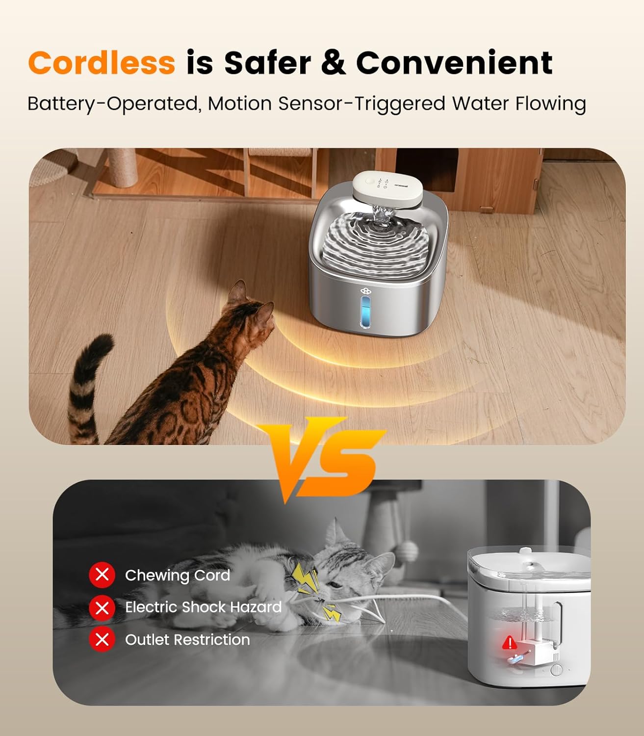AquaFlow 7L Automatic Pet Water Dispenser – Stainless Steel Hydration Solution for Cats & Dogs