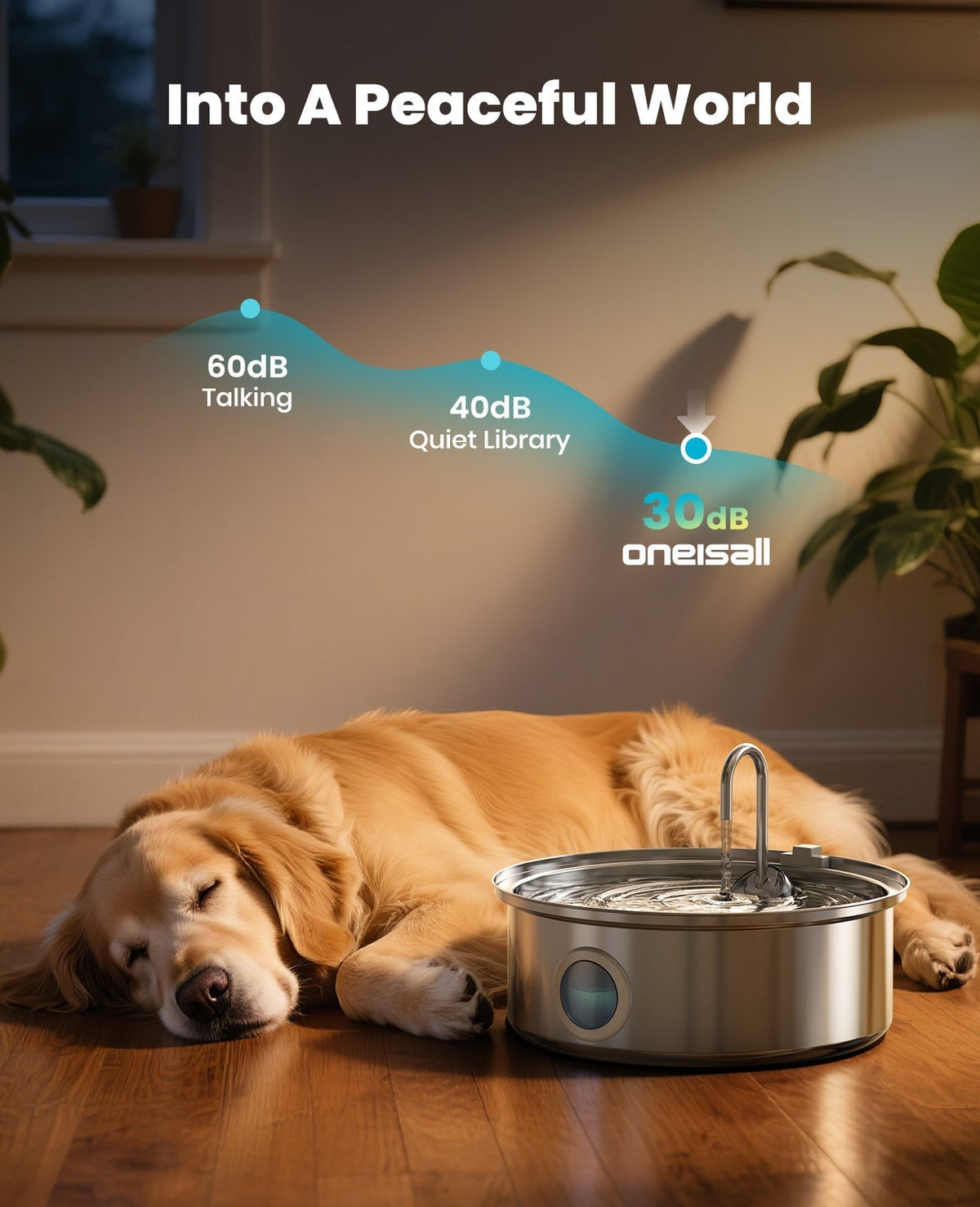 AquaFlow 7L Automatic Pet Water Dispenser – Stainless Steel Hydration Solution for Cats & Dogs