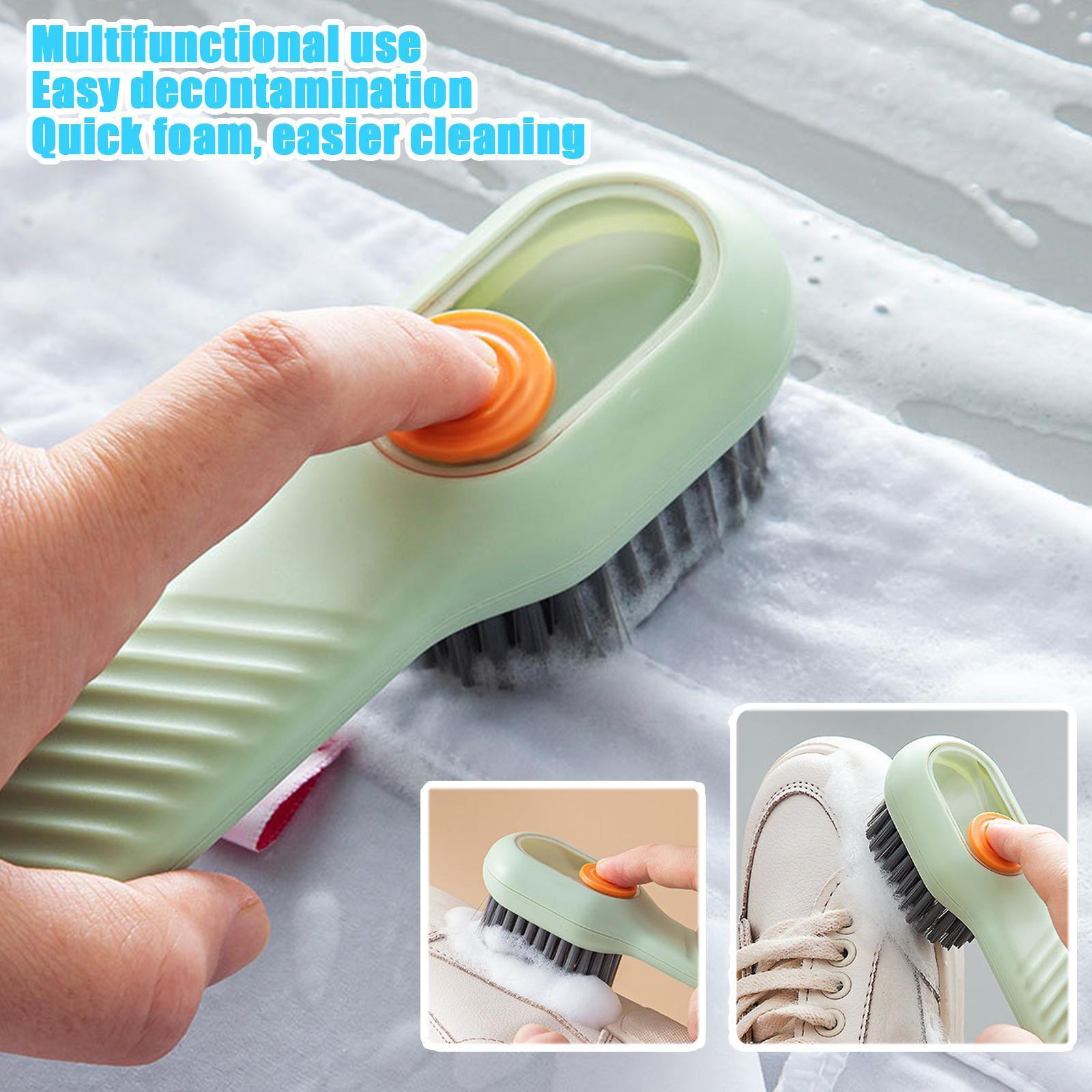Dual-Pack Smart Shoe Cleaners with Liquid Dispensing