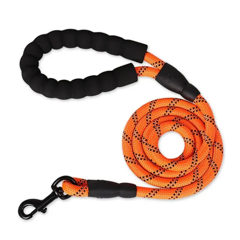 Enhanced Visibility Dog Leash with Comfort Grip