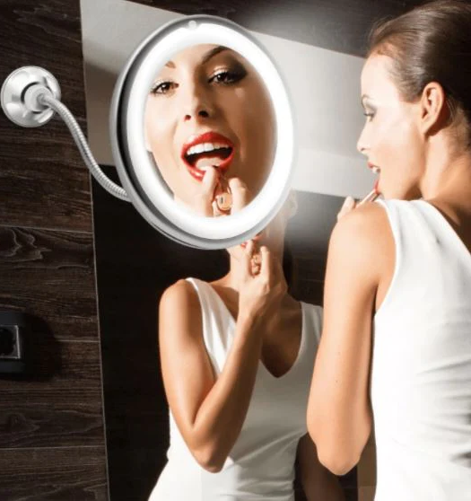Ultra Clear 10X Magnifying LED Vanity Mirror