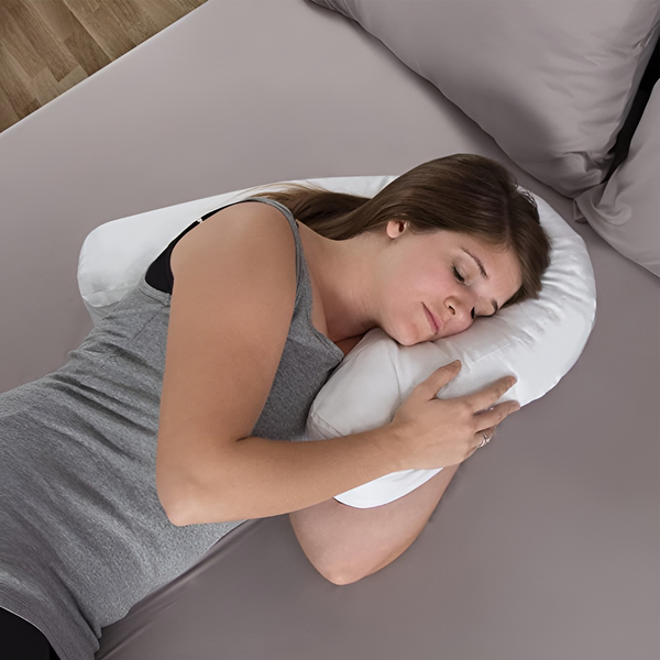 ComfortFit Side Sleeper Pillow with Ear Comfort Design