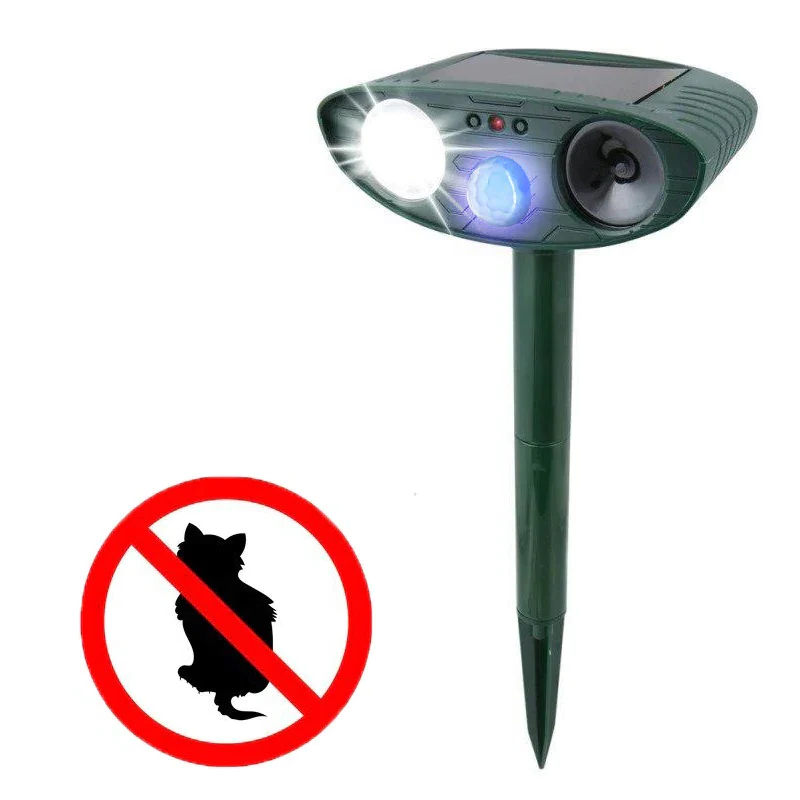 Eco-Friendly Solar Ultrasonic Animal Deterrent