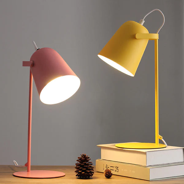 Charming Colorful Bucket Table Lamp for Modern Interiors