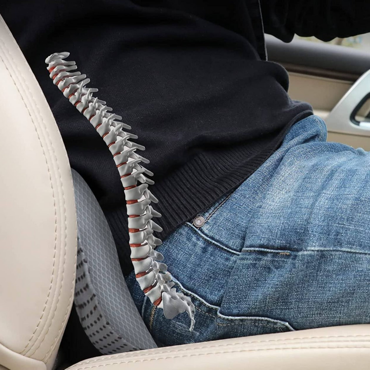 Premium Car Seat Elevation Cushion for Comfort and Support