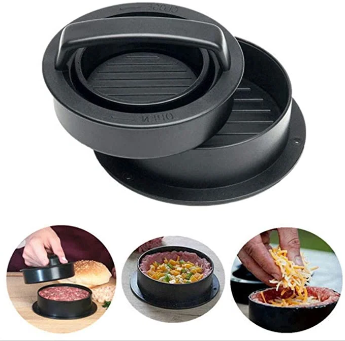 Precision Burger Patty Shaper with Adjustable Thickness
