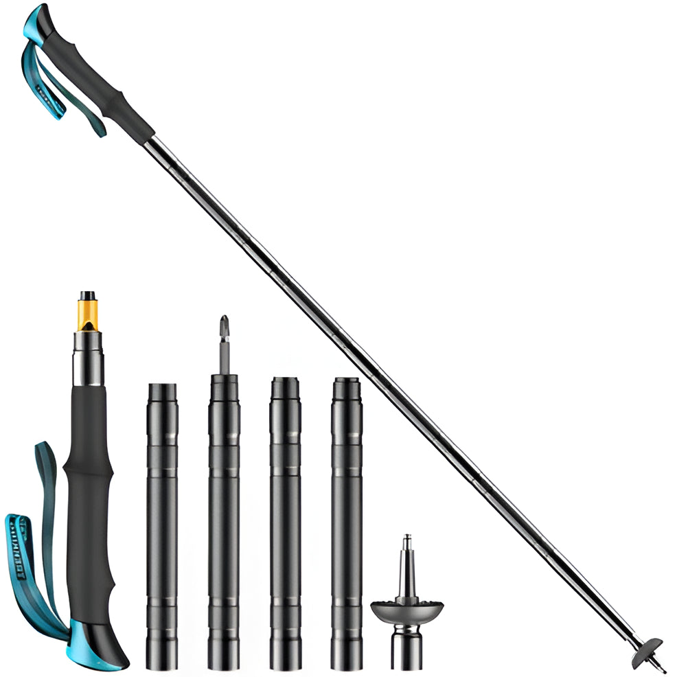 All-Terrain Survival Trekking Staff - Essential Outdoor Tool