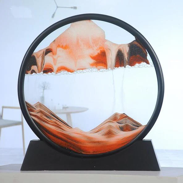 Elegant Oceanic Sand Sculpture