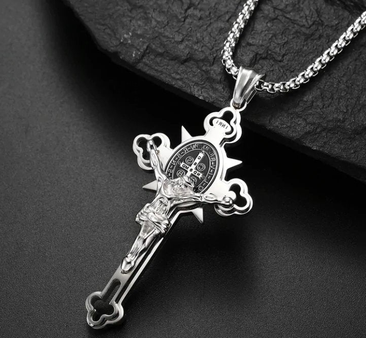 Heritage Cross Medallion Necklace