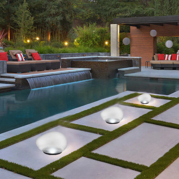 Eco-Friendly LED Solar Stone Outdoor Garden Light