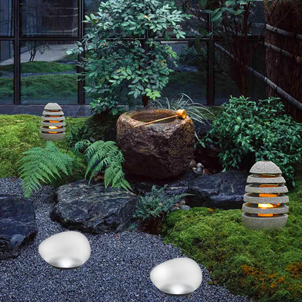 Eco-Friendly LED Solar Stone Outdoor Garden Light