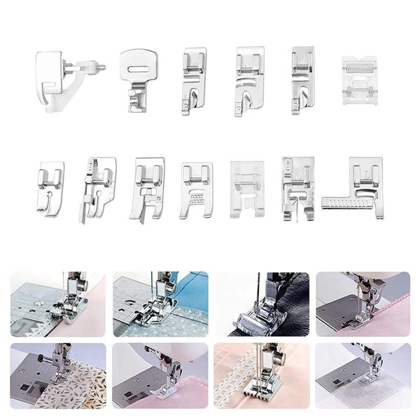 Comprehensive 42-Piece Sewing Foot Collection
