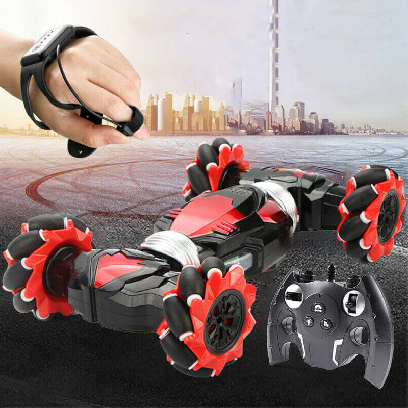 All-Terrain Remote Stunt Car with Dual Control Options