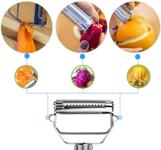 Effortless Vegetable Slicer with Dual Blades