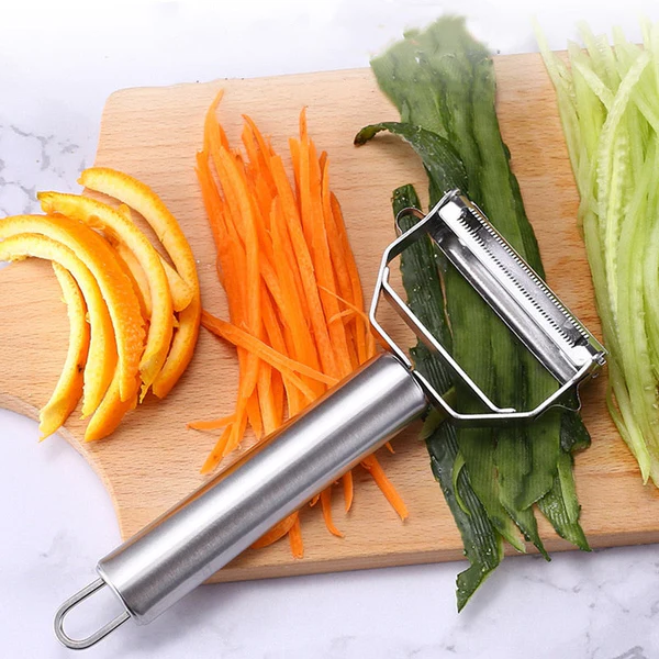 Effortless Vegetable Slicer with Dual Blades