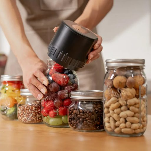 Cordless Food Preservation Vacuum Sealer for Mason Jars