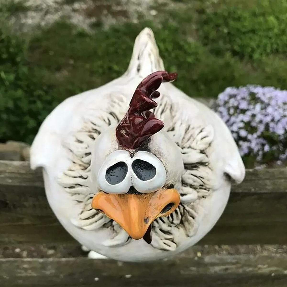 Playful Poultry Garden Statues – Charming Outdoor Decor