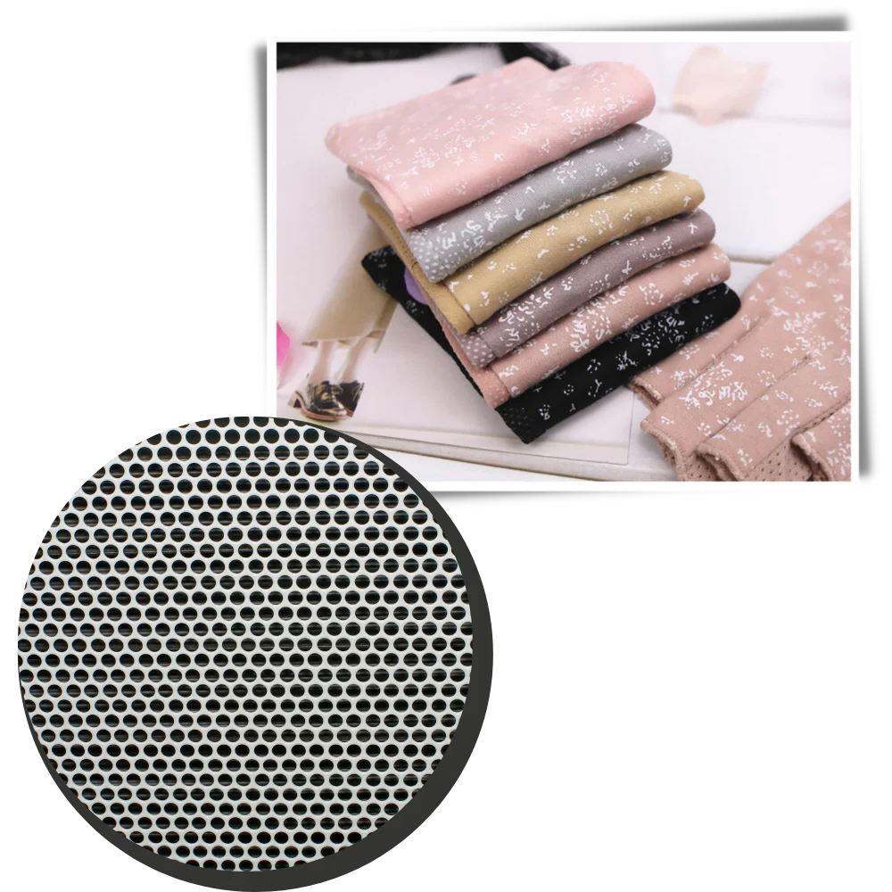 Chic UV-Resistant Cotton Handwear