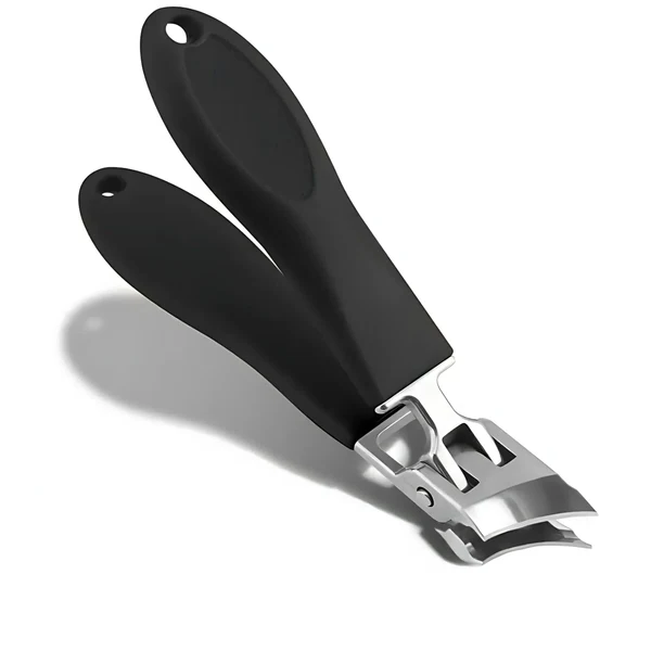 Precision Nail Clipper with Splash Guard Technology