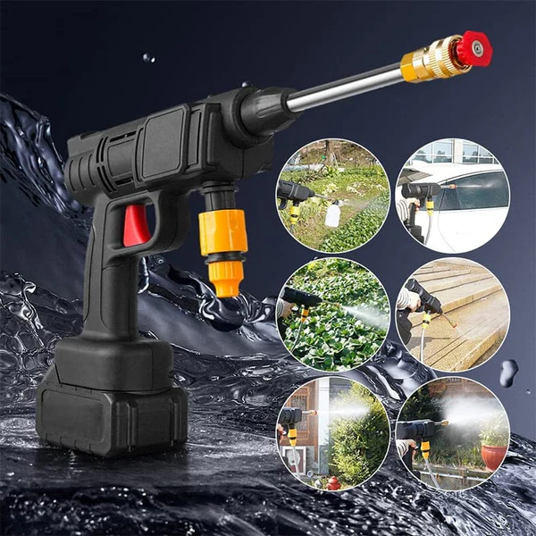 Wireless High-Pressure Water Sprayer for Outdoor Cleaning