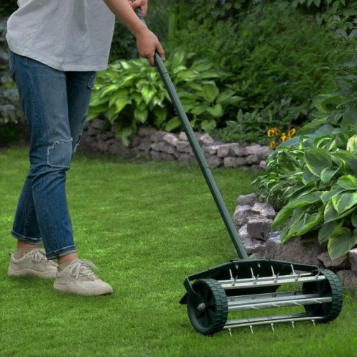 Durable Manual Lawn Aerator for Optimal Soil Health