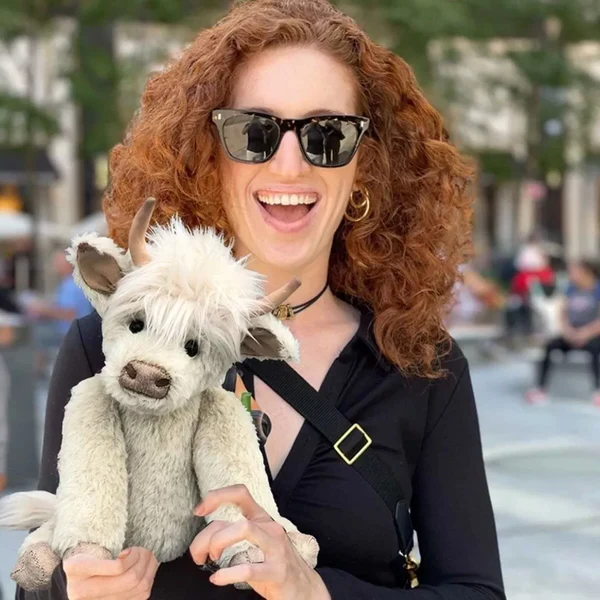 Charming Handmade Plush Highland Cow Companion
