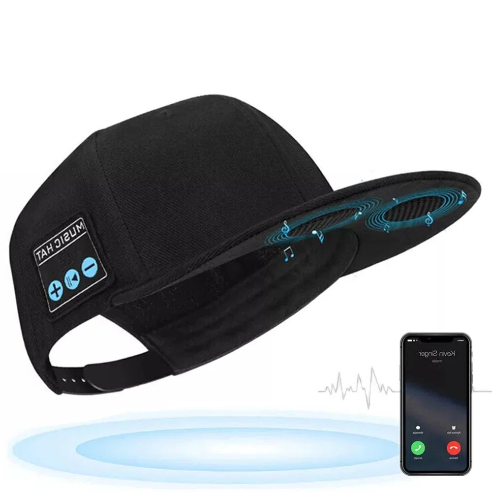 Wireless Audio Cap – Stylish, Waterproof, and Hands-Free