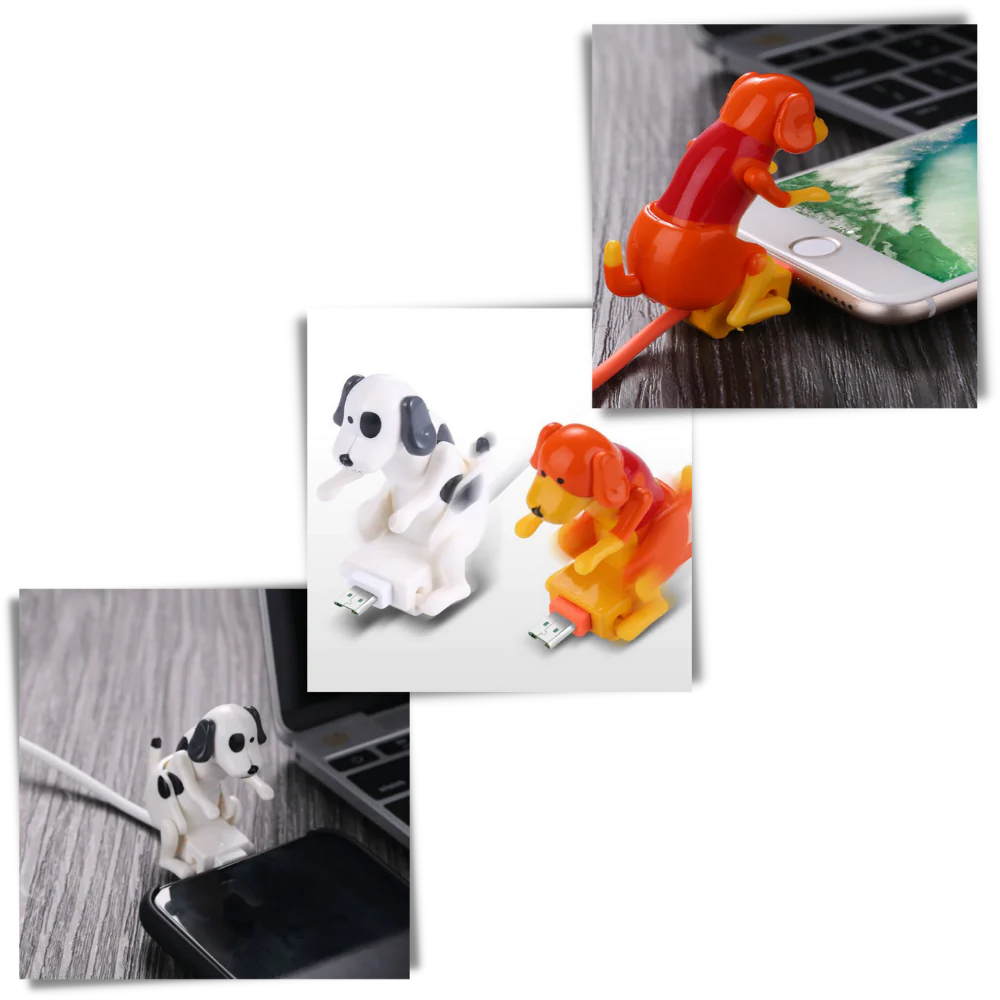 Whimsical Pet Charger Cable for Quick Power-Up