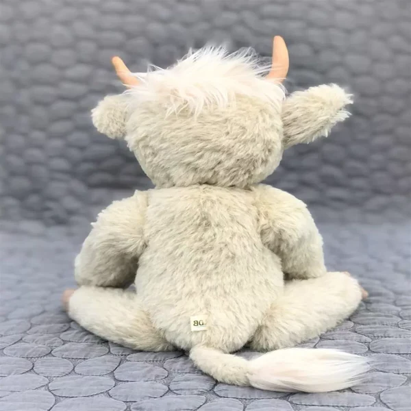 Charming Handmade Plush Highland Cow Companion