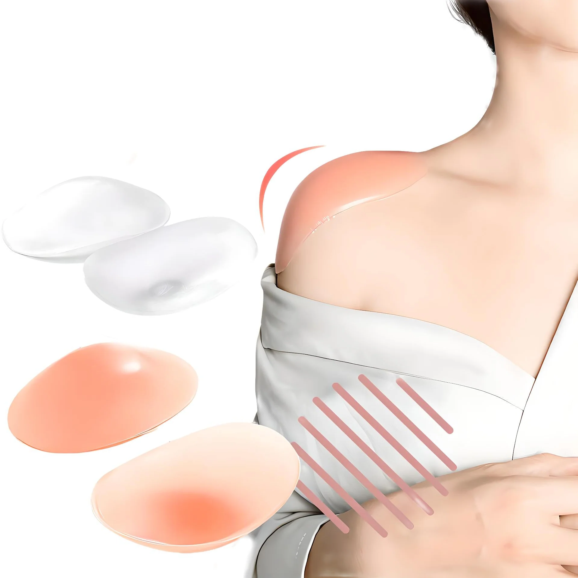 Invisible Comfort Shoulder Enhancers for Effortless Style