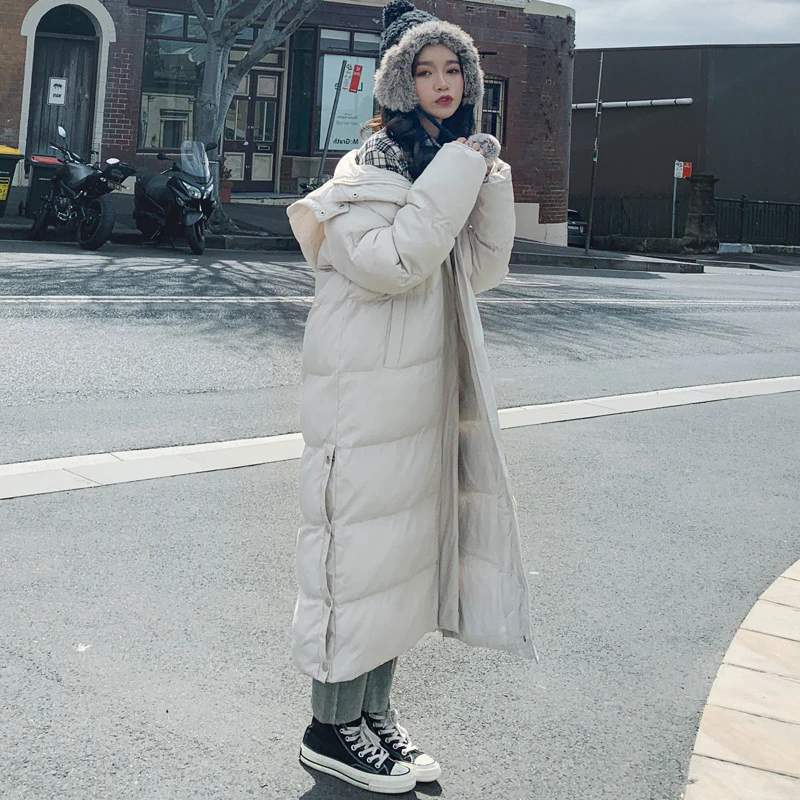 Chic Long Quilted Winter Coat for Effortless Warmth