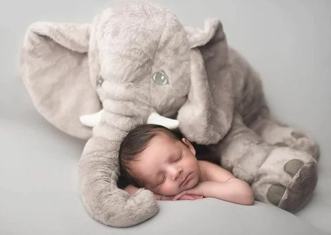 Cherished Companion Elephant Plush Pillow