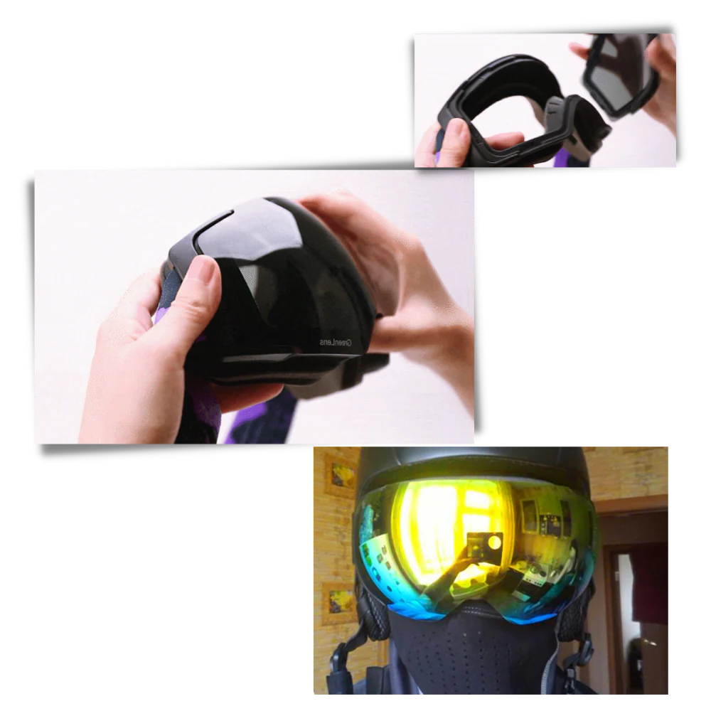 Ultimate Snow Sports Goggles with Dual Lens Set