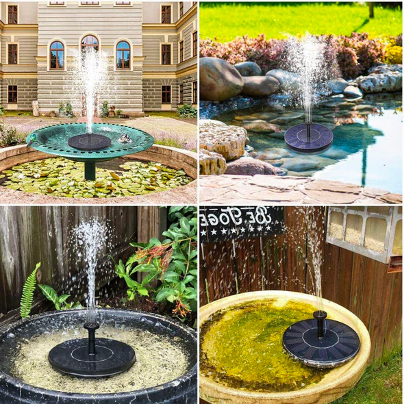 Eco-Friendly Solar Fountain Pump for Your Garden Oasis