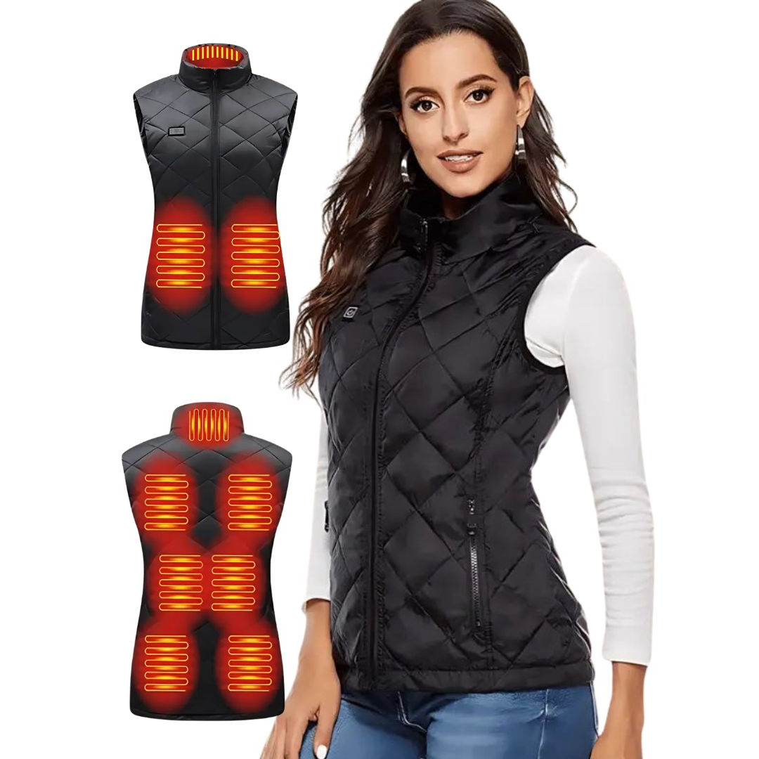 Stylish Women's Battery-Operated Heated Vest