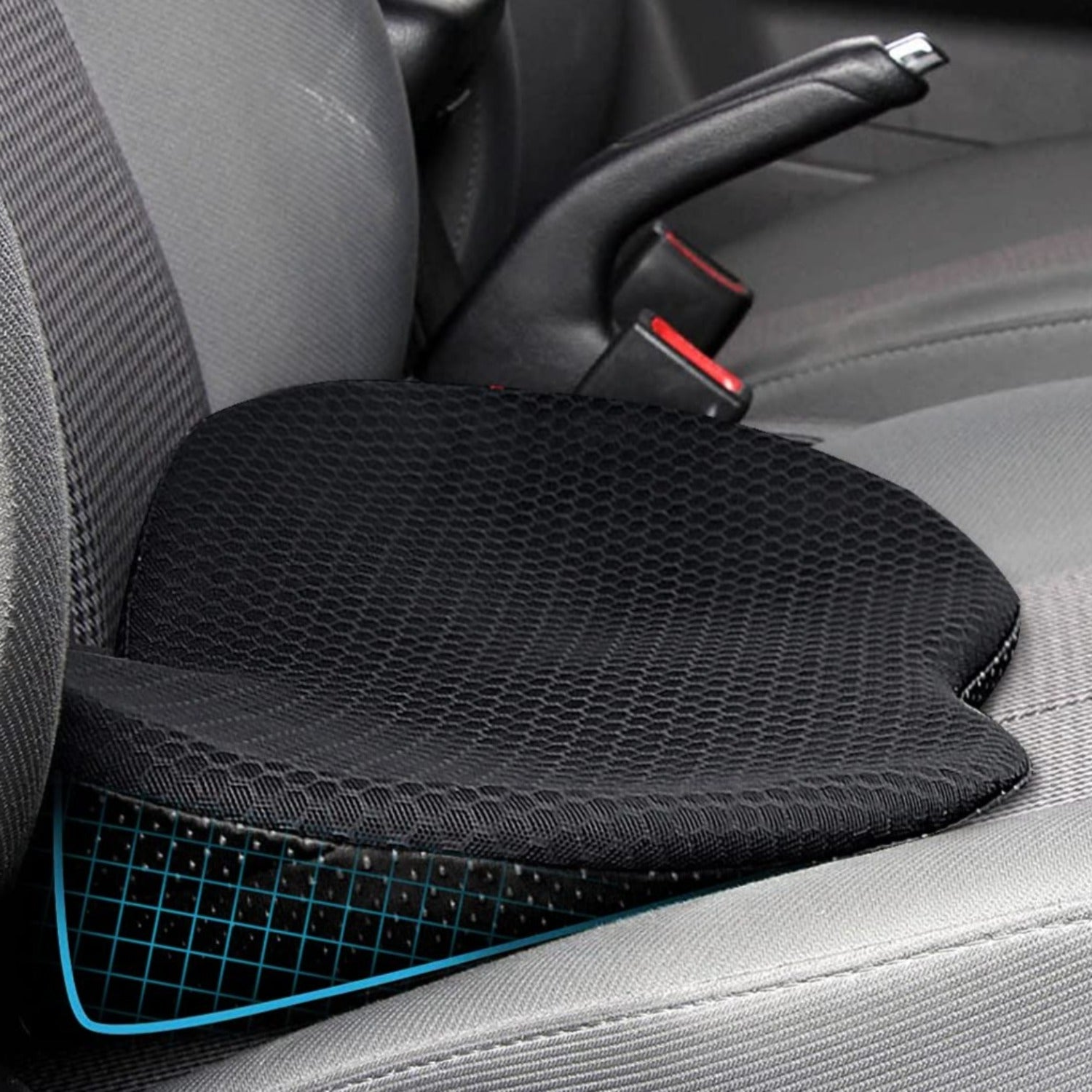 Premium Car Seat Elevation Cushion for Comfort and Support