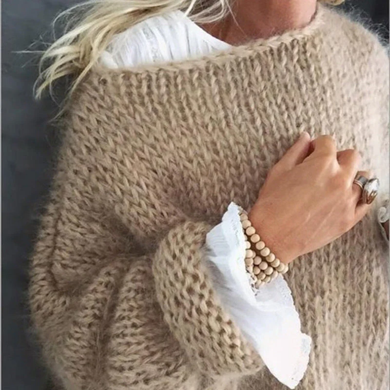 Chic Merino Wool Sweater for Effortless Elegance