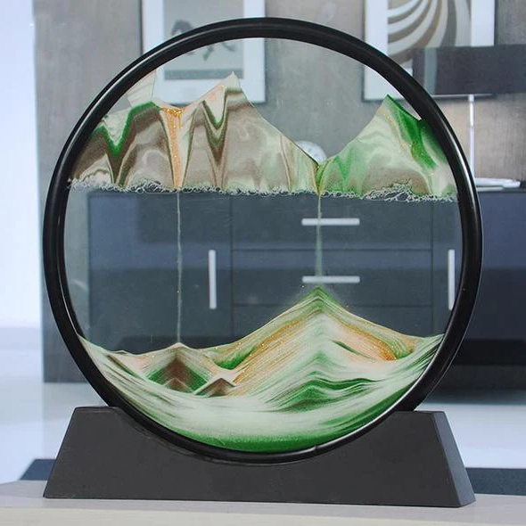 Elegant Oceanic Sand Sculpture