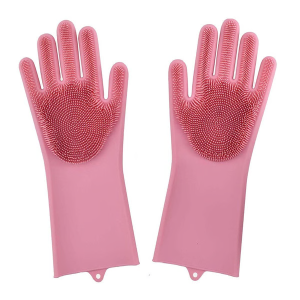 SmartScrub Silicone Cleaning Gloves - Reusable Dishwashing Essential