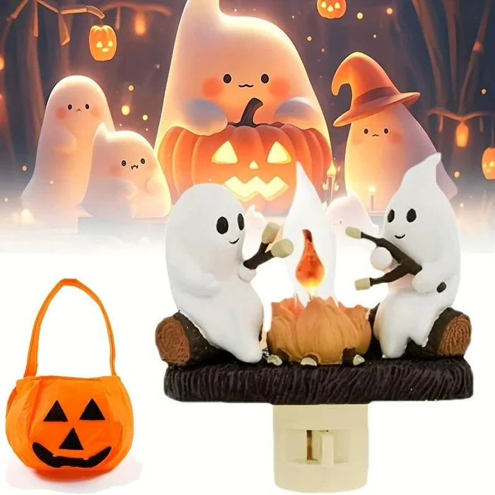 Spooky Glow Campfire Lantern - Enchanting Night Light